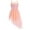 Orange, variant on Fldy Kids Girls Shiny Sequins Ballet Tutu Dress Latin Modern Dance Performance Dress Hight-Low Dress Orange 9-10