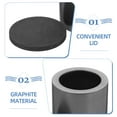 thumbnail image 2 of Small Graphite Crucible High Purity Graphite Crucible For Smelting And Metal Casting For Laboratory Analysis Ingot Mold For Melting And Casting Metals, 2 of 6