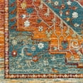 thumbnail image 7 of Surya HER2301-23 2 x 3 ft. Herati Area Rug, Bright Orange, 7 of 7