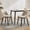 2-pack Linen | Beige | Hollow backrest, variant on Modern Upholstered Dining Chairs Set of 2 – Comfortable Linen Seat, Thick Cushion, Curved Backrest, Sturdy Wood Legs – Ideal for Dining Room, Restaurant, or Cafe