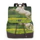thumbnail image 1 of Easygdp Horse Rearing Up In The Field Mochila de Cuero para Mujeres, Bolso de Hombro, Bolsos de Mano de Moda para Trabajo y Viajes, 1 of 4