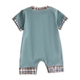 thumbnail image 6 of Akiihool Baby Boy Outfits Newborn Baby Cute Design Bodysuit Short Sleeve One-Piece Baby Clothes for Boys (Blue,12-18 Months), 6 of 8
