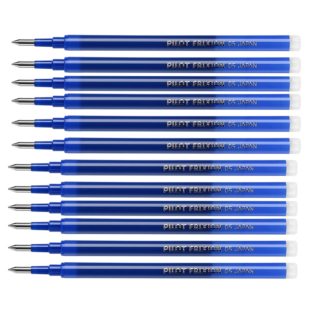 Gel Pen Refill Ink For PILOT FriXion 0.5mm Needle Tip BLS-FR5 Erasable Pens  Black/Blue Ink