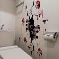 thumbnail image 3 of Pegatinas de pared con huellas de manos, calcomanías para nevera, decoraciones de Halloween, pegatina para ventana, 2 uds., 3 of 3
