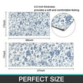 thumbnail image 7 of Pioneer Flower Floral Print Pattern Kitchen Rugs Sets Of 2,Anti Fatigue Kitchen Mat Rugs Non Slip Washable,Decorative Kitchen Floor Mats for Kitchen,Sink,Laundry,17"x30"+17"x47", 7 of 7