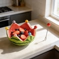 thumbnail image 6 of Hmgxay Watermelon Fruit Platter, Cute Ceramic Fruit Serving Tray for Living Room, Colorful Fruit Holder for Tea Table, Decorative Fruit Bowl for Home Use, 6 of 7