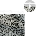 thumbnail image 5 of FREEAMG Leopard Shower Curtain Waterproof Fabric Bath Curtain with Hooks for Bathtub Bathroom Decor, 60 x 72 Inch, 5 of 6
