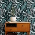 thumbnail image 2 of S4Sassy Tropical Leaf Wallpaper - Green Wall Covering, 25" X 360" Self-Adhesive Textured Vinyl Walls Paper, Decorative Wallwrap, Easy Diy Walls Covering For Bedroom, Living Room, Living Space, 2 of 9