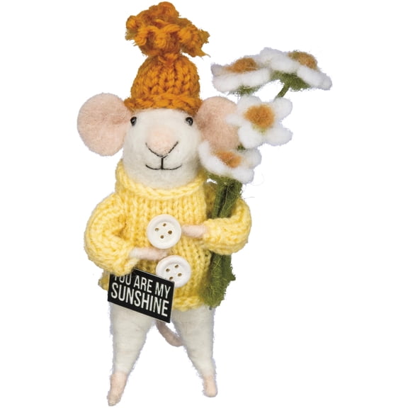 Primitives by Kathy Collectible Critter, 2 x 1.5 x 5.25 inches, You Are My Sunshine