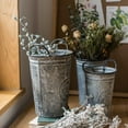 thumbnail image 5 of Antique Floral Carving Iron Flower Pot, 5 of 8