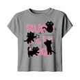 thumbnail image 3 of Knitting Cat T-Shirt Wrinkle Free Travel Clothes For Women Spring Tops For Women Womens Comfort Colors Tshirt Short Sleeve Tops For Women T-Shirt For Women Casual Summer, 3 of 3