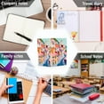 thumbnail image 6 of FORMRS 1-Subject Spiral Notebook 8" x 5" College Ruled 60 Refillable Sheet A5 Hard Cover, 2 Pack, Abstract Painting, 6 of 7