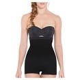 thumbnail image 2 of Siluet Sil-TF502-Bk-L Seamless Bra Less Silicone-Lined Shaper Briefs, Black - Large, 2 of 3