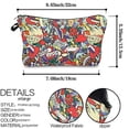 thumbnail image 2 of LOOMILOO Small Toiletry Bags for Women, Adorable Roomy Makeup Pouch Travel Water Resistant Cosmetic Purse Accessories Organizer Gift(Modern Abstract 55617), 2 of 3