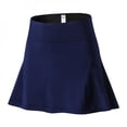 thumbnail image 4 of Sports Tennis Yoga Skorts Fitness Short Skirt Badminton Breathable Quick Drying Anti Exposure Black L, 4 of 5