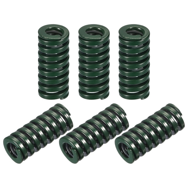 3D Impresora Troquel Resorte, 6uds 14mm OD 30mm Largo Espiral Estampado Compresión Molde Troquel Resortes para 3D Impresora Eléctrica Pieza, Verde