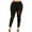 Black, variant on Pntutb Women's Plus Size Beading Ripped Plaid Panel Elastic Waist Casual Leggings Pants Clothes