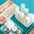 Plastic Desk Drawer and Shelf Organizer Tray Stackable Vanity Desk