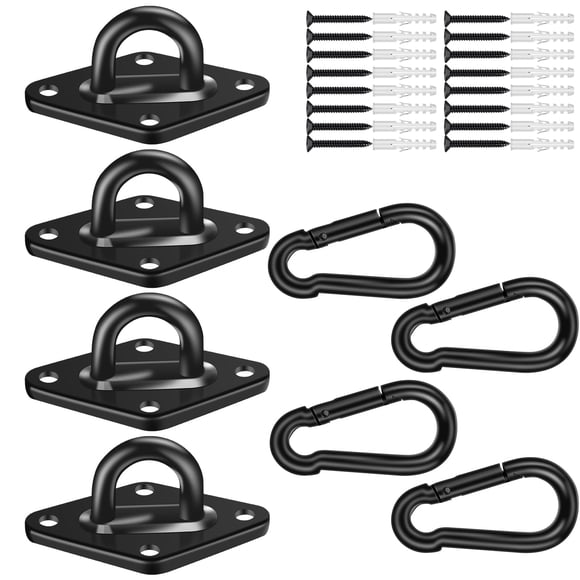 Kit de Ganchos para Hamaca Feanron de Alta Resistencia 2000 lbs - Paquete de 4
