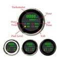 thumbnail image 4 of 6 In 1 85mm LCD Multi-Function Tachometer Fuel Gau Water Temperature Oil Pressure Voltmeter Hour Meter For Boat Car ,Universal Compatibility, 4 of 7