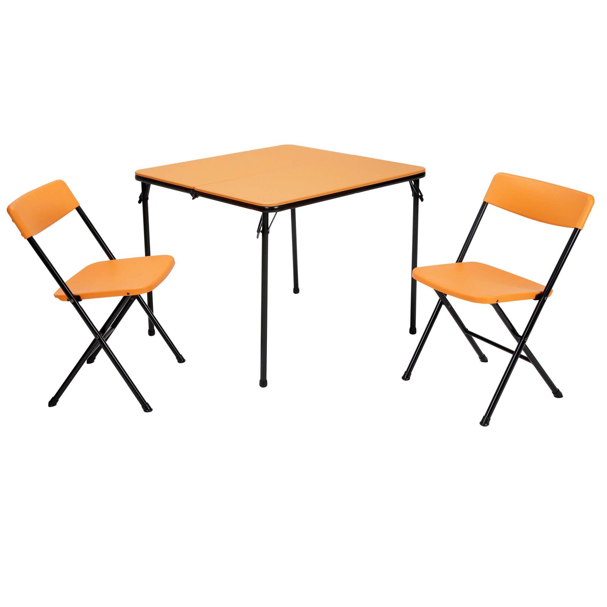 Cosco 3-Piece Centerfold Table and 2 Chairs, Indoor/Outdoor Tailgate