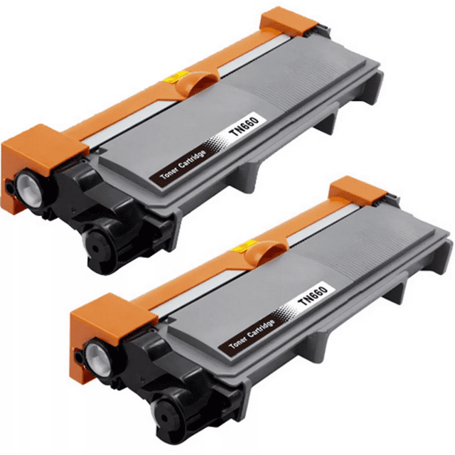 Zoomtoner Cartouche de Toner laser Noire à Rendement Élevé Compatible avec Brother HL-L2320D, Lot de 2 Brother TN660