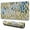 Blue Leaf, variant on Long Mouse Pads for Desk,Colorful Pioneer Flower Patchwork Desk Mats on Top Of Desks, Desk Mouse Pad Extra Large with 3mm Non-Slip Base and Stitched Edge for Gaming,Office,Work,Home 35.4"x15.7"