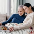 thumbnail image 5 of Mother in Law Blanket -Mother in Law Gifts from Daughter in Law- White Throw Blankets -Cozy Soft Floral Mother in Law Plush Blanket - Birthday for Mother in Law -50x60 Inch, 5 of 5