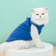 thumbnail image 4 of Zhuge Soft Lightweight Breathable Pet Vest Sweaters & Jackets for Dogs & Cats, Cozy Spring-Autumn Puppy Apparel - Blue, Size S, 1 Piece, 4 of 4