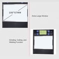 thumbnail image 3 of Solar Welding Lens, Auto Darkening Welder Lens 100x67mm Window Low Voltage Alarm  For Electric Soldering Work, 3 of 8