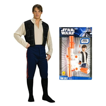 Star Wars Adult's Han Solo Costume And Blaster