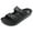 Midnight Black, variant on VENTANA Men's Slide Two Band Buckle Sandal Adjustables Sports Shoes