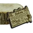 thumbnail image 3 of USA South Dakota State Map Wooden Magnet Souvenir Fridge Magnet Gift, 3 of 4