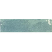 The Tile Life Havasupai Falls 3 in x 10 in Sage Glossy Ceramic Tile Sample 1 Piece