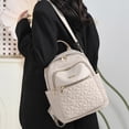 thumbnail image 4 of Stylago Womens Backpack Purses Trendy Zipper Compartments Crossbody Bags Water Proof Nylon Travel Shopping Bags for Ladies Beige, 4 of 5