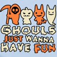 thumbnail image 2 of CafePress - Ghouls Just Wanna Have Fun Infant Bodysuit - Baby Light Bodysuit, Size Newborn - 24 Months, 2 of 4