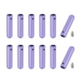 thumbnail image 1 of Uxcell 12 Pcs Puntales de Cordones con Tornillo, Aglets de Aleación de 25mm para Cuerdas de Ropa, Color Púrpura Claro, 1 of 6