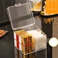 thumbnail image 3 of Cotton Pads Storage Box Dispensador Para Ba?o 2 Compartimentos Sunnimix Estuche de almacenamiento de algodón, 3 of 8