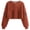 Orange women long sleeve crop top a1, variant on Women's Long Sleeve Gothic Letter Graphic Crop Top Casual Loose Pullover Halloween Fall Tops, Black S
