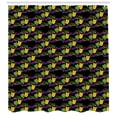 thumbnail image 3 of Ambesonne New Orleans Shower Curtain, Masquerade Pattern, 69"Wx70"L, Green Purple and Yellow, 3 of 3