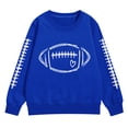 thumbnail image 3 of Mercatoo Baseball Sweatshirts for Teen Girls 𝐏reppy Sweatshirt Long Sleeve Crewneck Pullover Tops School 𝐀thletic Ho𝐨dies, 3 of 7