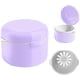 thumbnail image 1 of Regalo para mujer, caja para prótesis dentales nocturnas, estuche para prótesis dentales con tapa, estuche para prótesis dentales con cesta de enjuague extraíble, caja para aparatos, 1 of 5