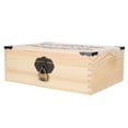 thumbnail image 2 of Caja De Joyería, Práctica Caja De Almacenamiento De Cosméticos De Madera, Para Documentos, Reloj, Anillo, Collar, 2 of 8