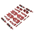 thumbnail image 3 of Piezas de Metal mejoradas para coche de control remoto, brazos oscilantes delanteros e inferiores, conjunto de dirección de coche a control remoto, Rojo, 3 of 7