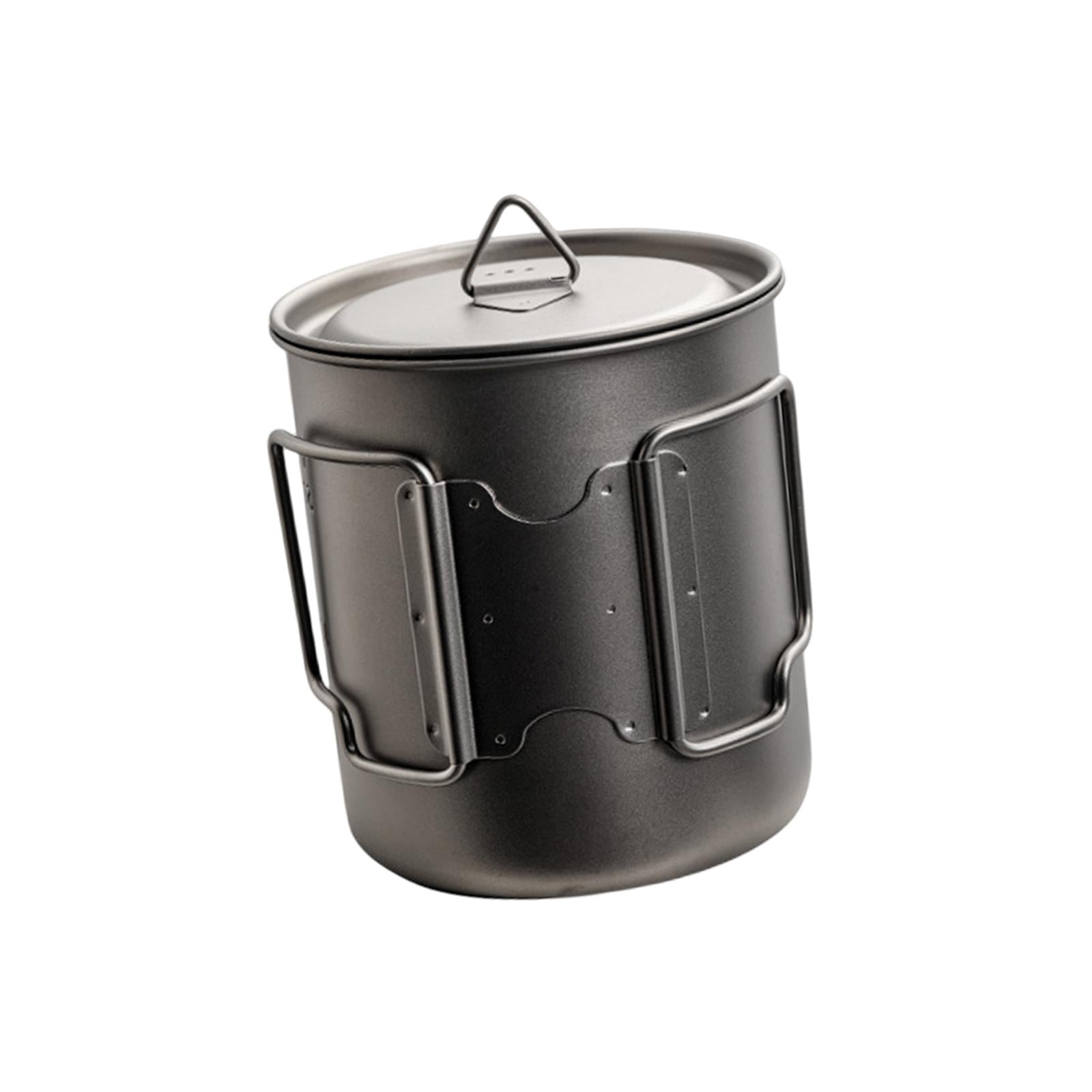 Titanium Pot Backpacking, Coffee Tea Mug Water Tableware Lightweight