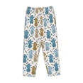thumbnail image 4 of Goofa Cartoon Poodle Dog Printed Soft Pajama Pants for Women, Wide Leg Comfy Casual Lounge Yoga Pants-Large, 4 of 9