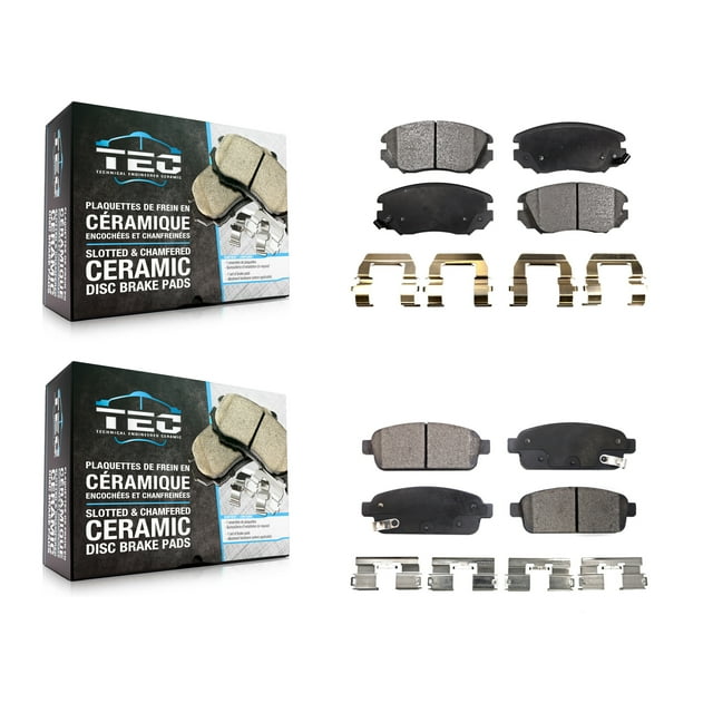 TEC Front Rear Ceramic Brake Pads Kit for Car Cadillac ELR Buick Cascada KTC-100201