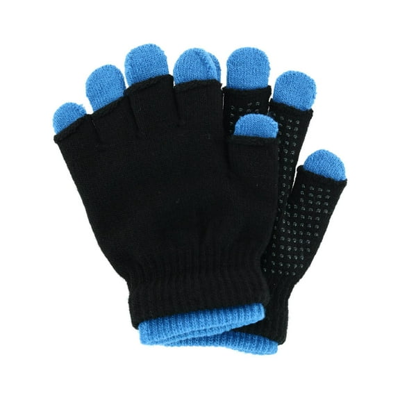 Grand Sierra Kids' 3 in 1 Stretch Gloves with Grips