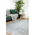 thumbnail image 5 of Cusovoy Grey Modern Polyester Area Rugs for Living Room Washable Rugs Boho Moroccan Area Rug Soft Geometric Bohemian Carpet Distressed Indoor Rug for Bedroom Dining Room Office Nonslip Rug, 5 of 9