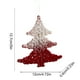 thumbnail image 3 of Adornos navideños Adornos navideños de copos de nieve Adornos de flocado Suministros navideños, 3 of 5